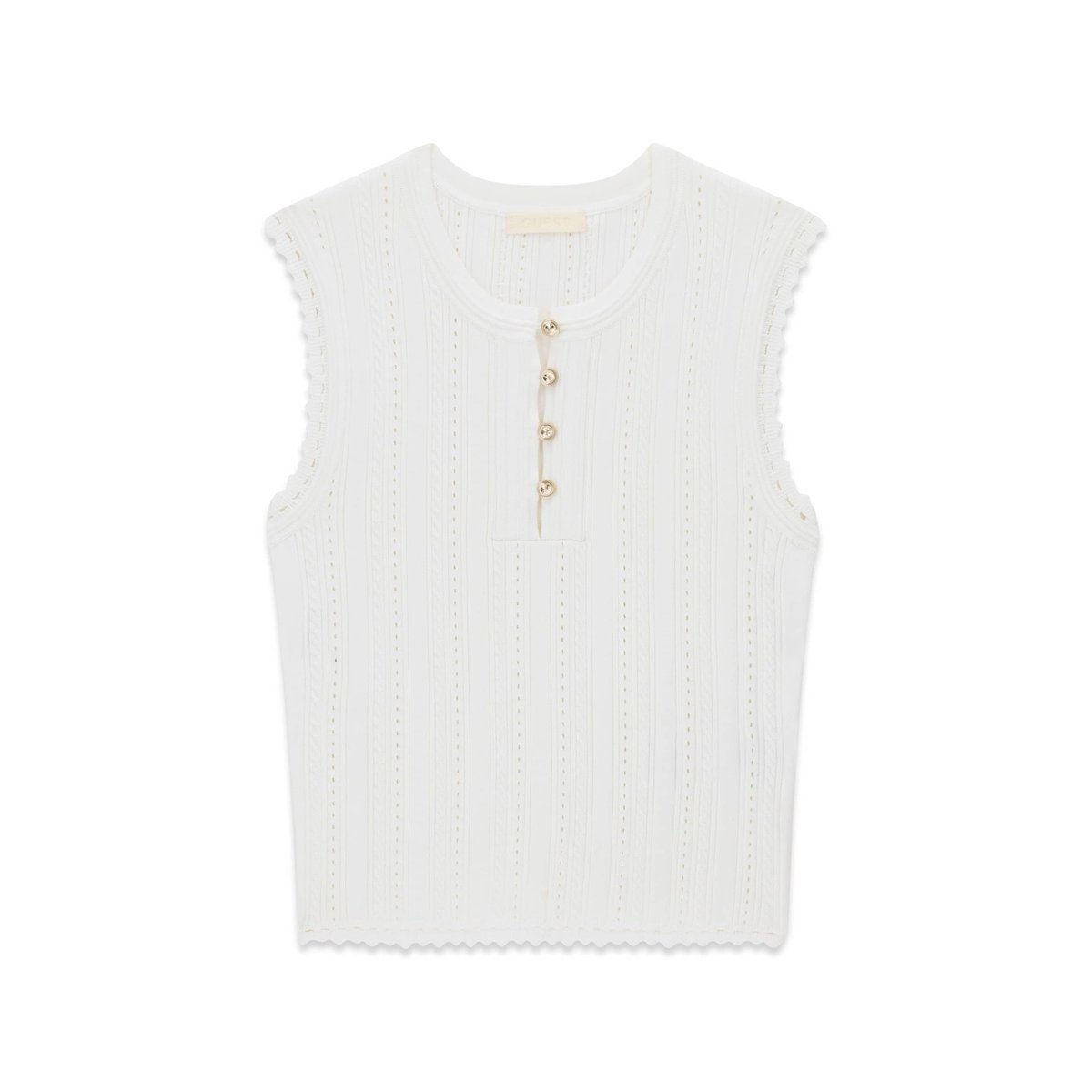 Haut En Mélange De Viscose crème, GUESS