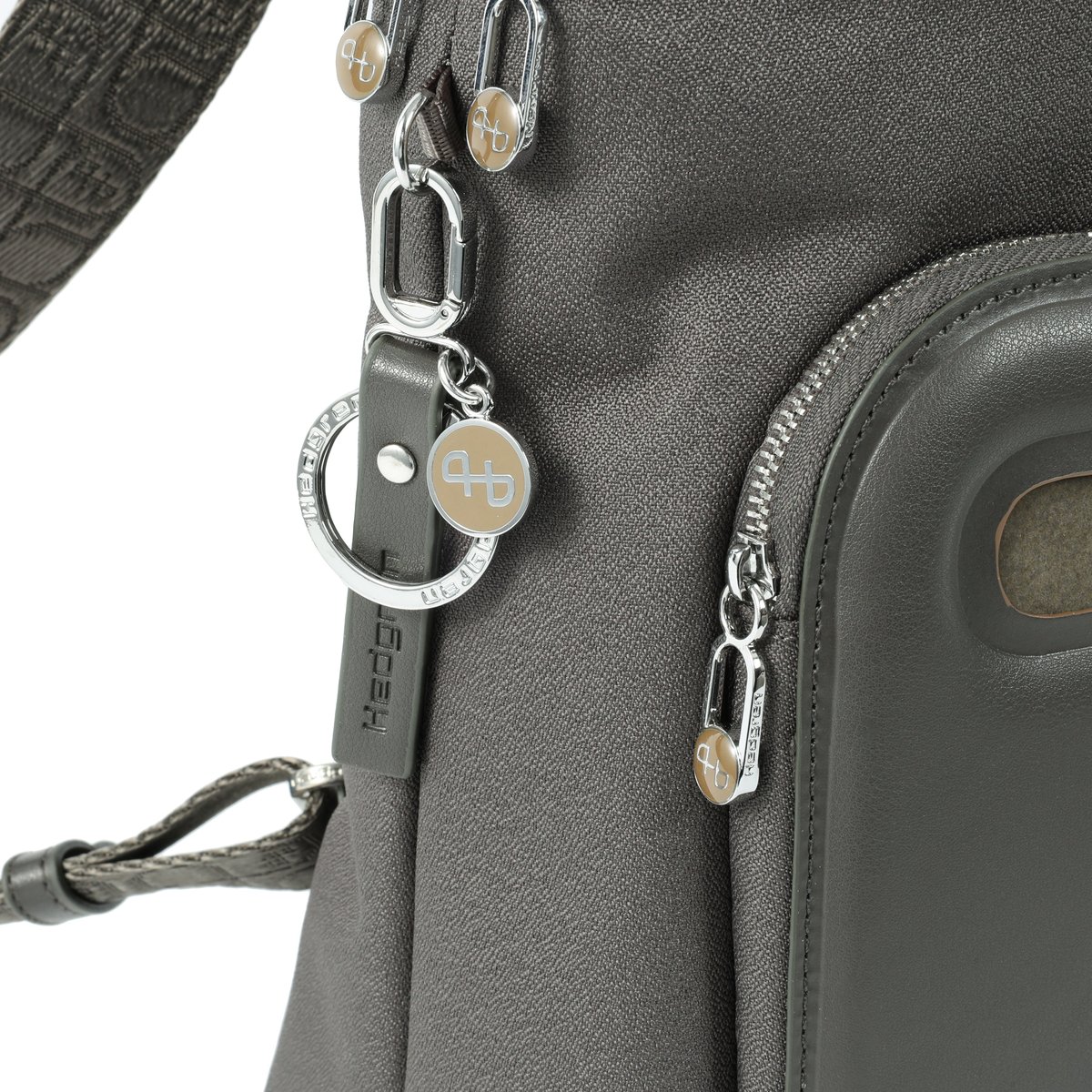 Sac à dos urbain organisé sécurisé kaki, HEDGREN
