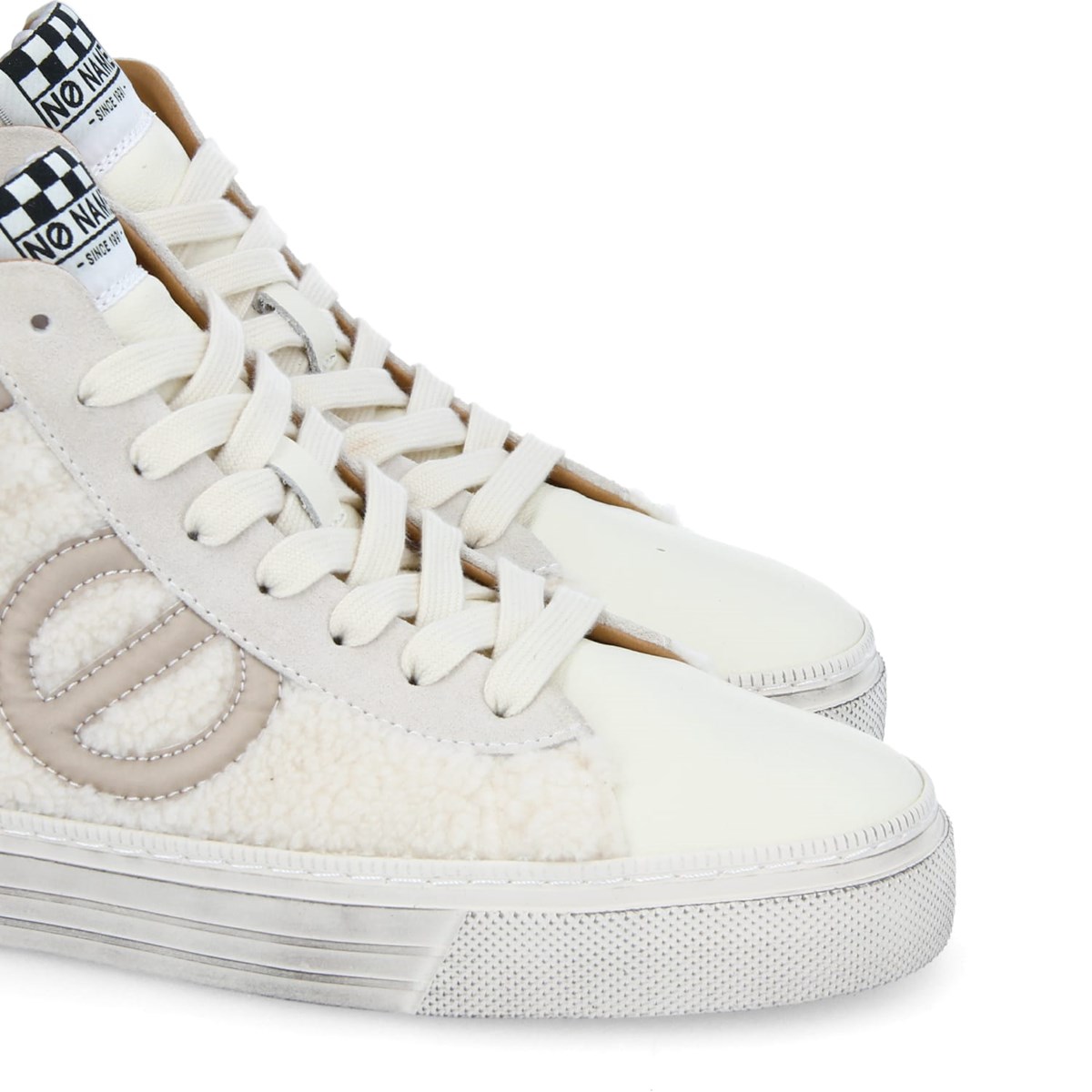 Baskets Montantes Strike Mid Cut beige, NO NAME