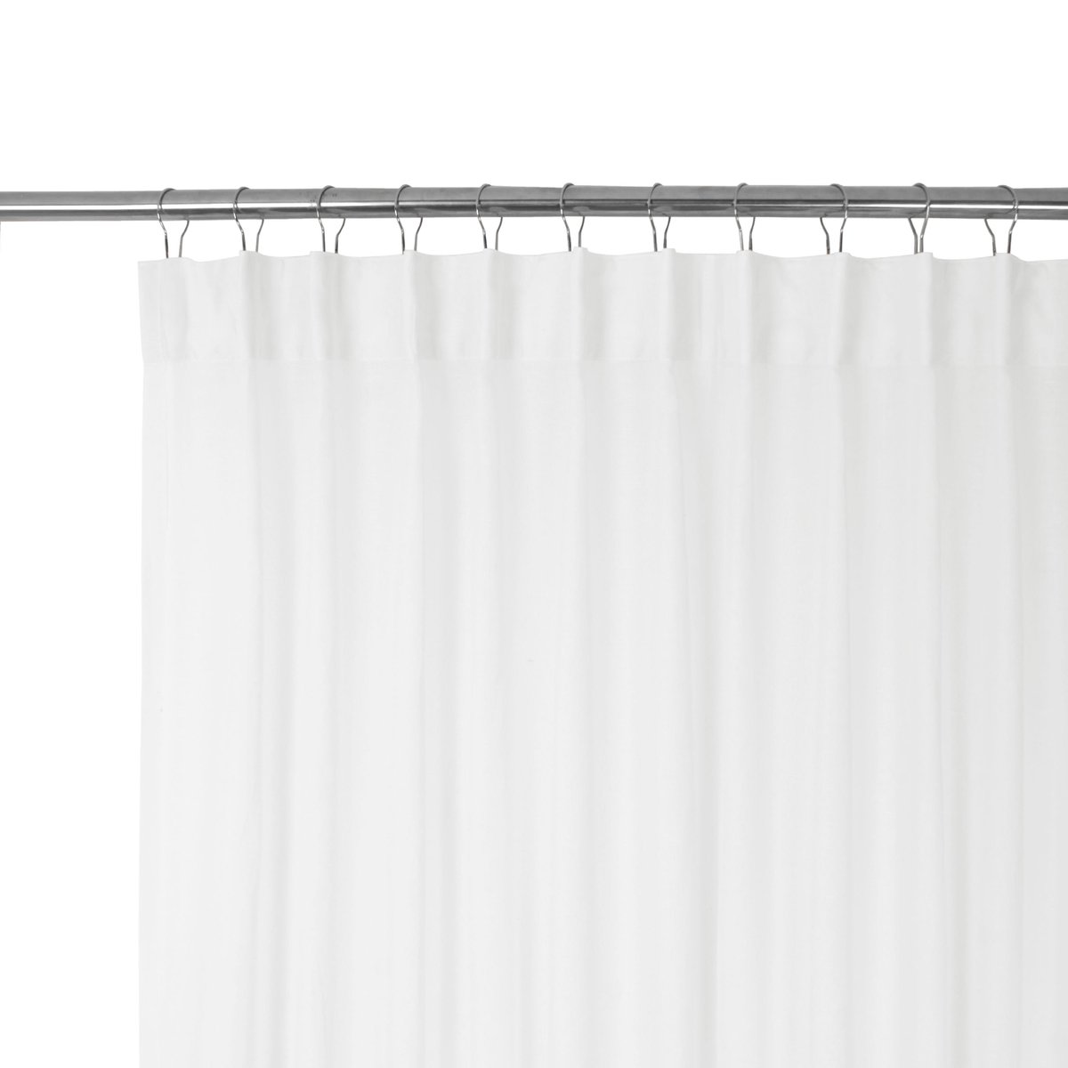 Voilage en coton et lin, ELARA blanc, INSPIRE