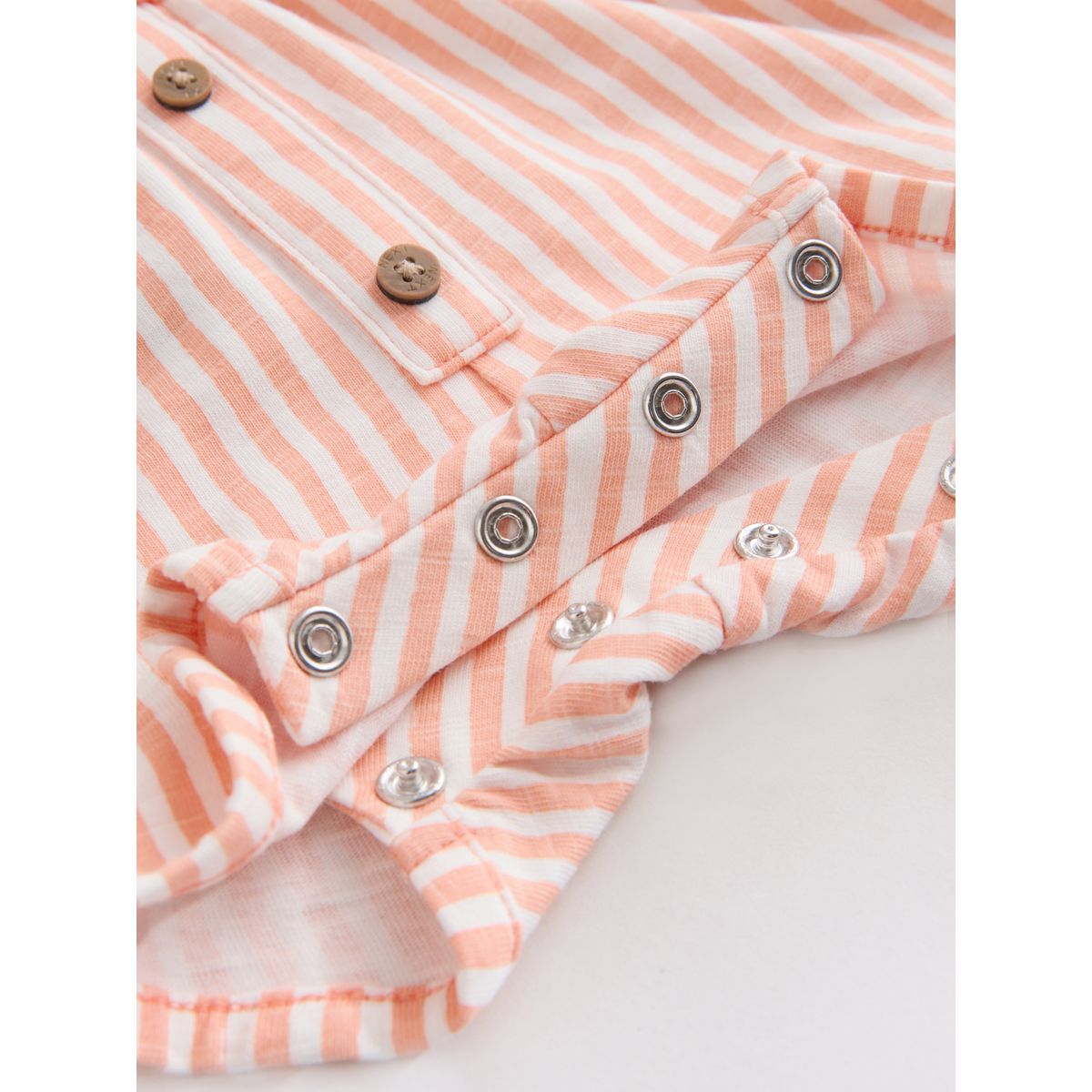 Barboteuse en jersey style sport, lot de 2 rayures bleues et orange, NEXT