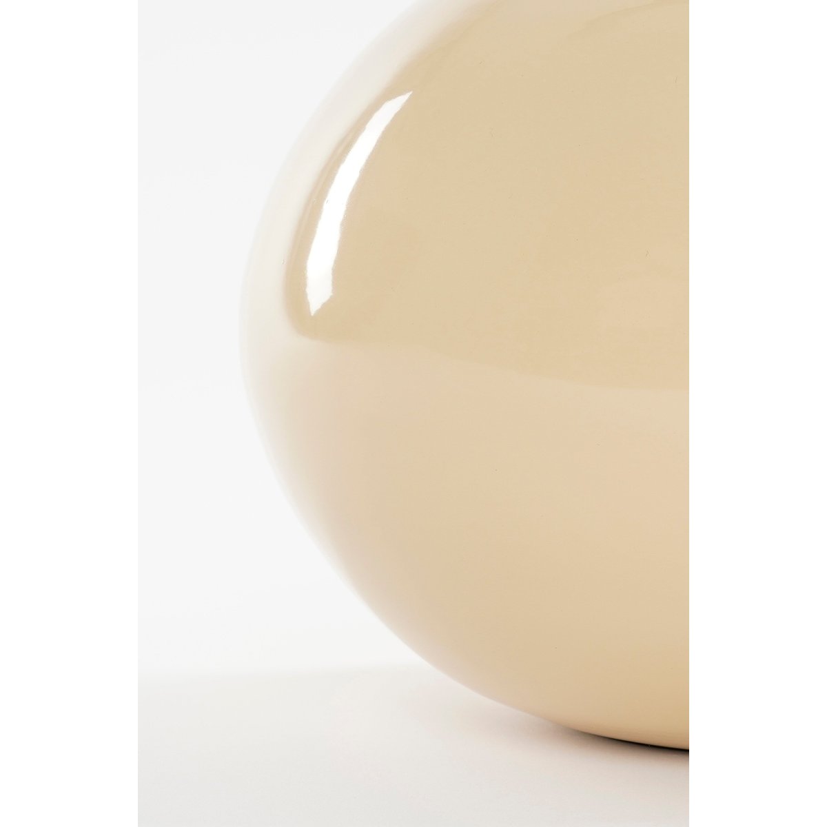 Vase Ø25 cm BOYD beige, MICA DECORATIONS