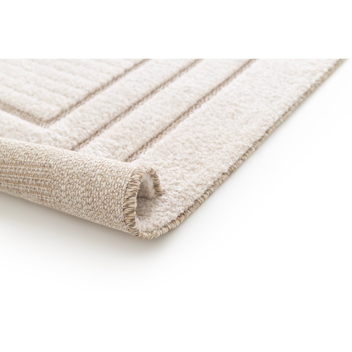 Tapis design avec effet relief ESMEE beige sable, AFK LIVING