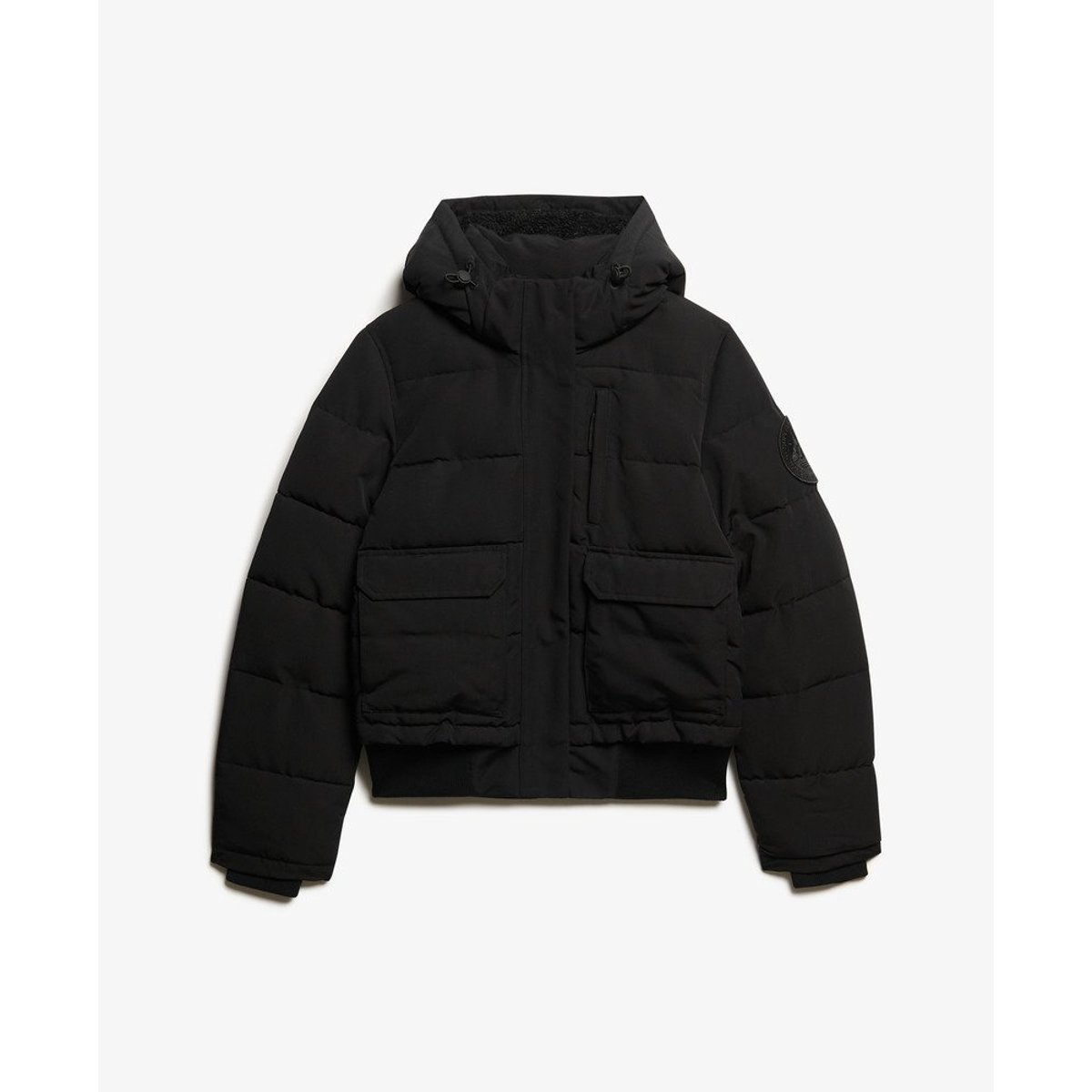 Bomber Everest noir de jais, SUPERDRY