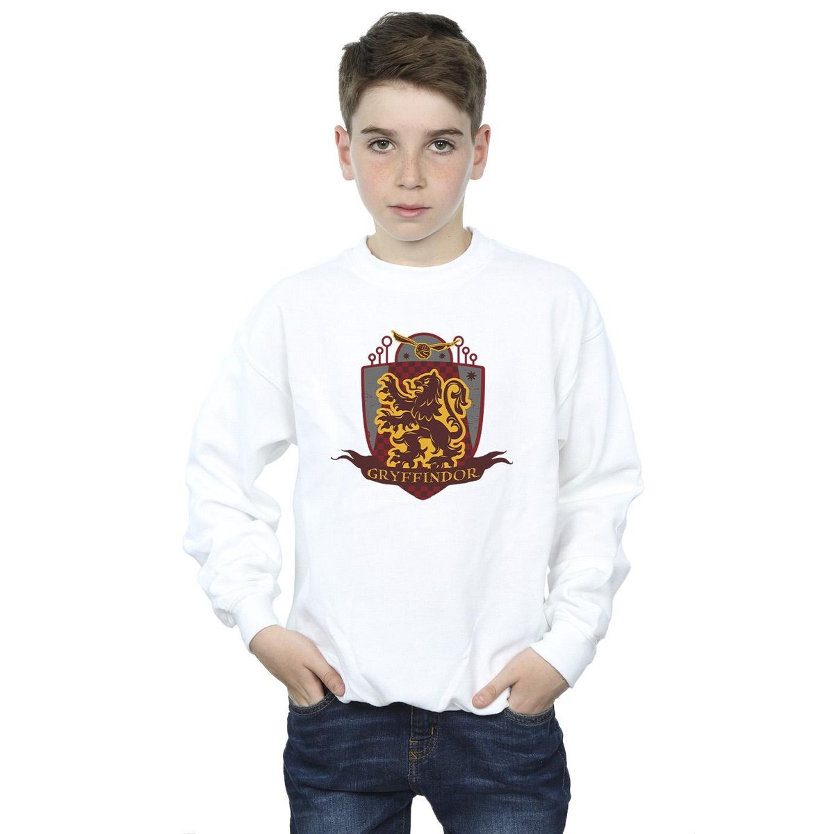 Sweat GRYFFINDOR blanc, HARRY POTTER