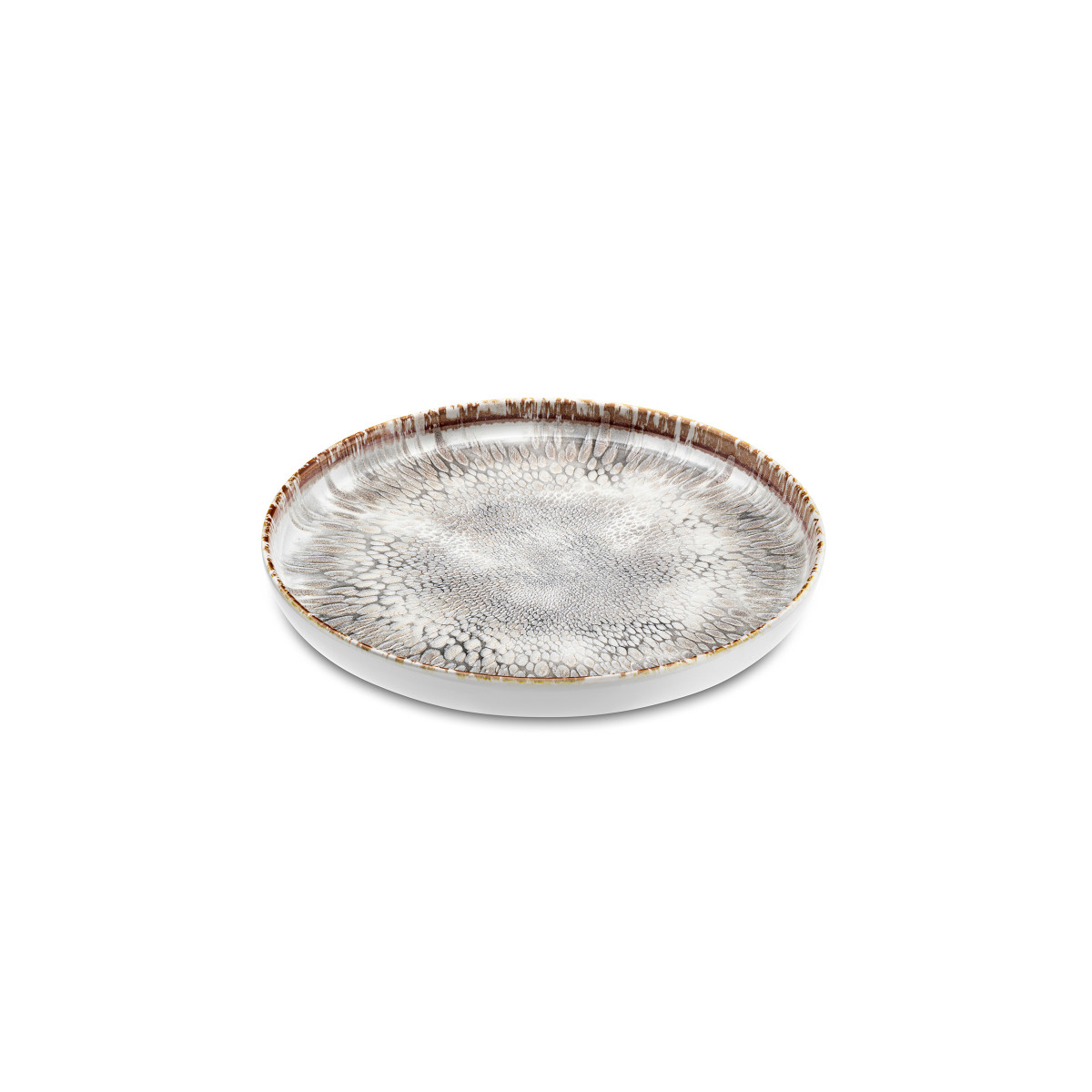 Assiette à pain (lot de 6) - gris texturé, MEDARD DE NOBLAT