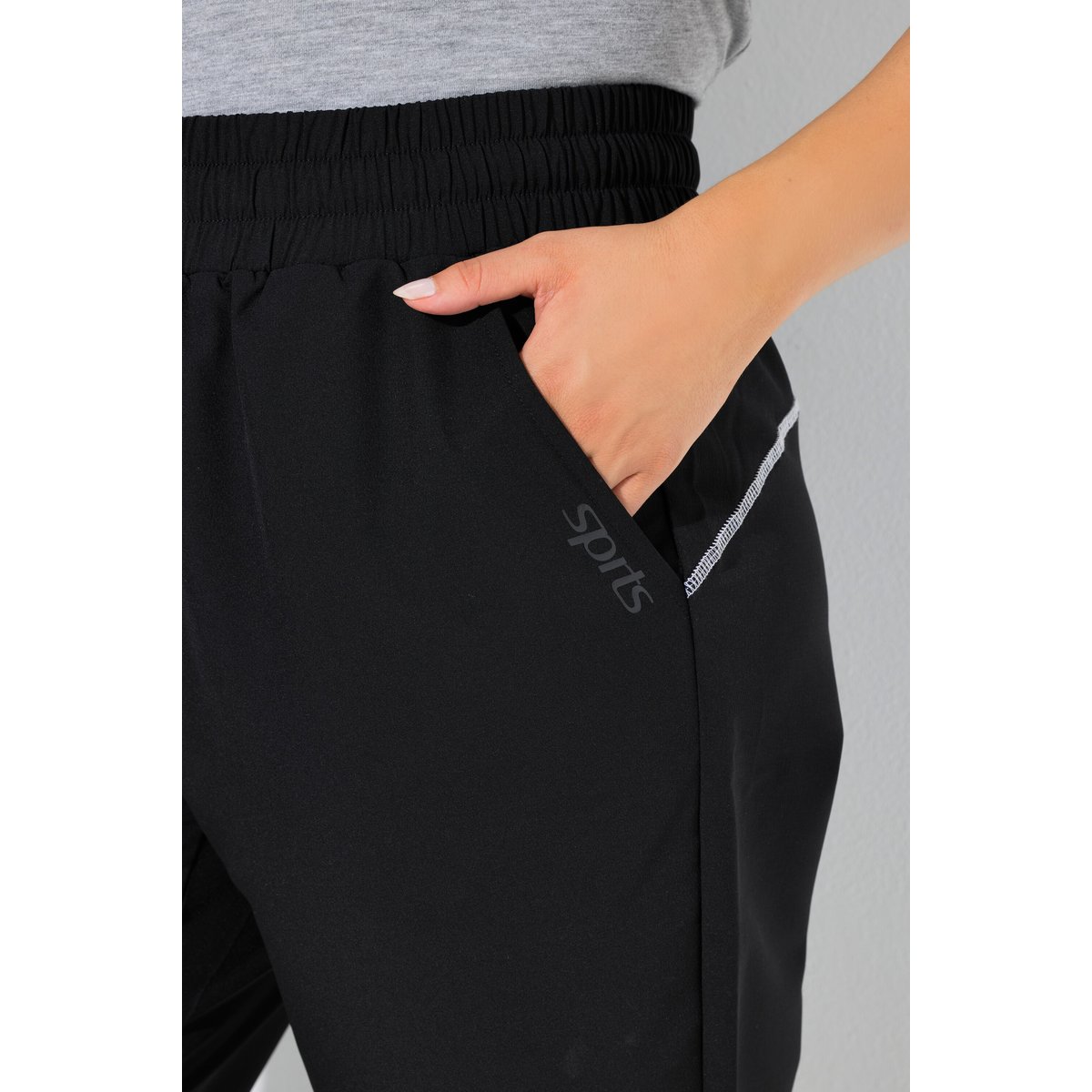 Pantalon de survêtement technique noir, ULLA POPKEN
