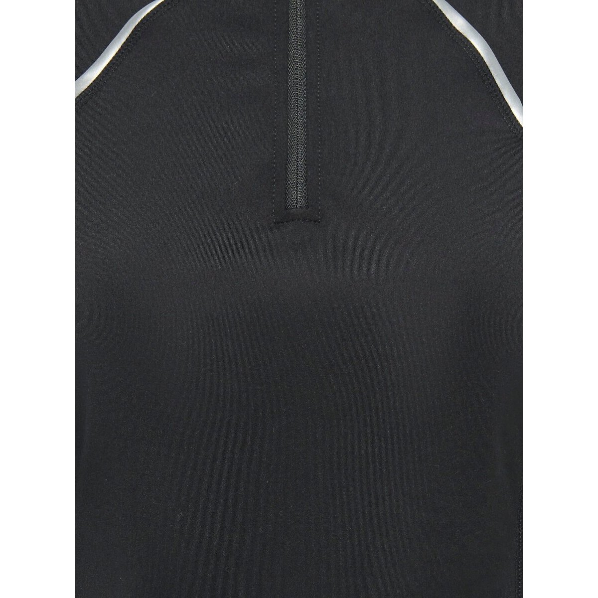 Camisola desportiva com meio fecho preto , ONLY PLAY