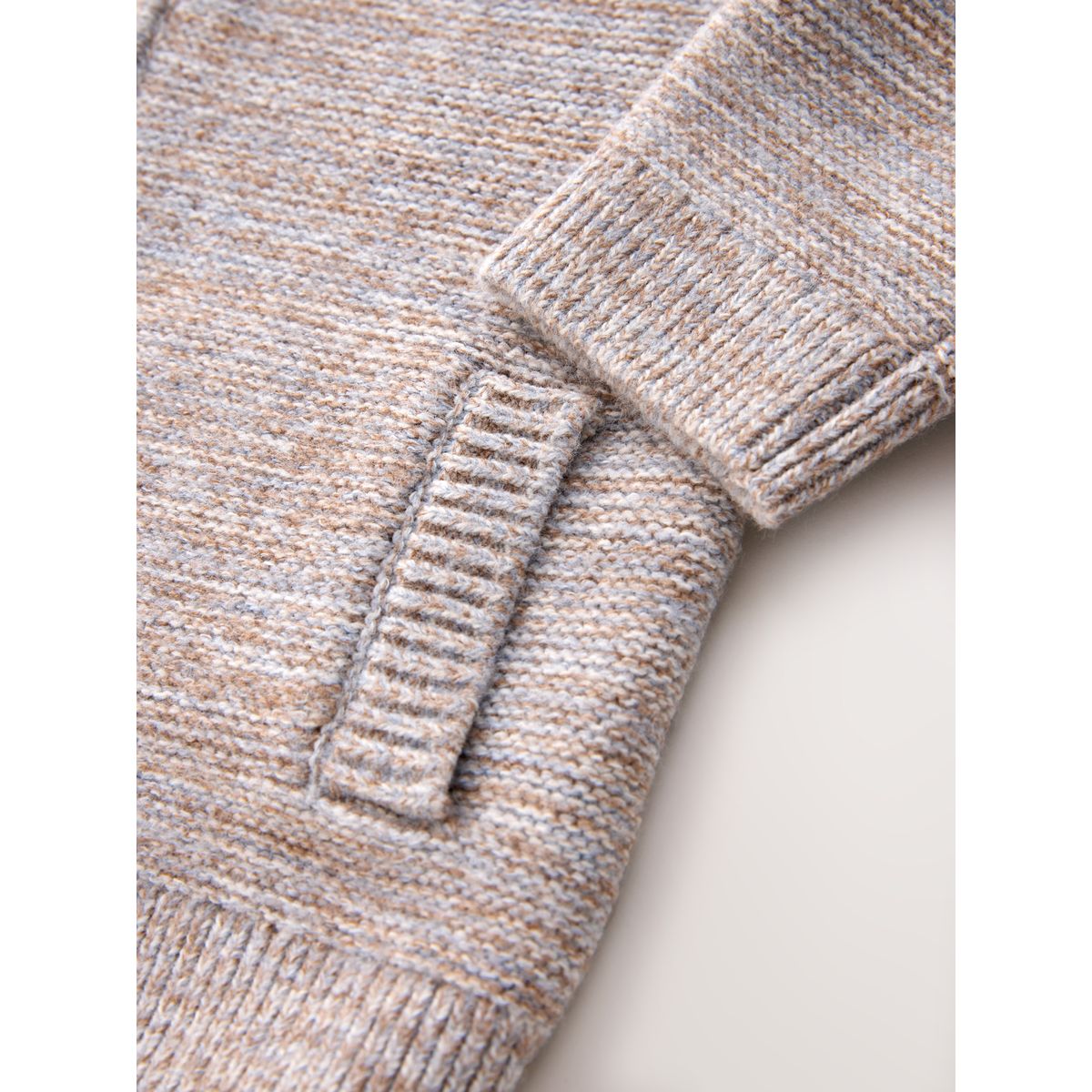 Cardigan blouson aviateur zippé torsadé naturel, NEXT