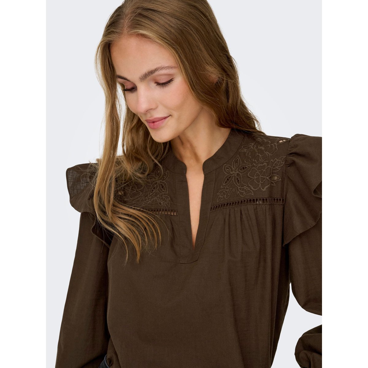 Top chocolate brown, JDY