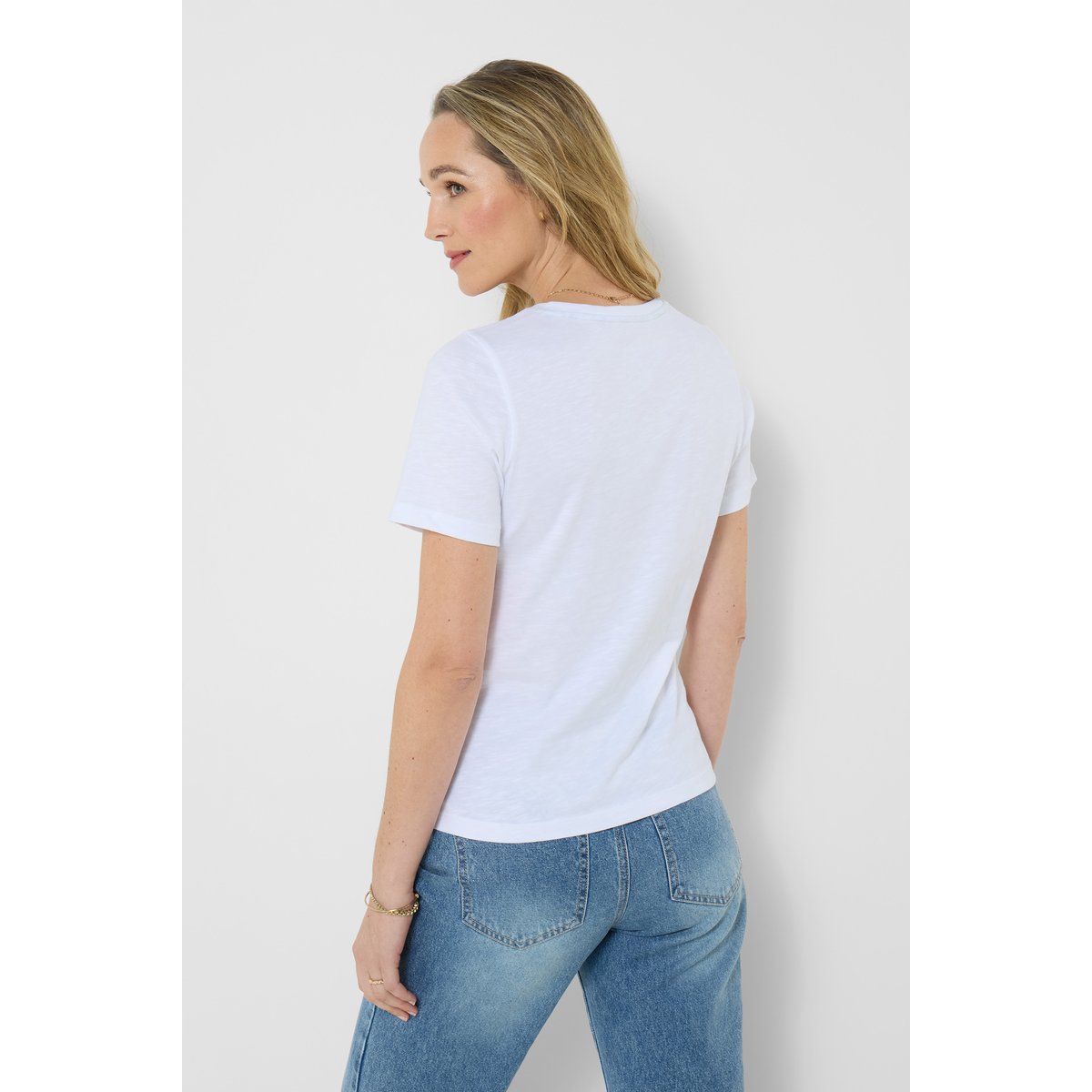 T-shirt à motif tournesol et bicyclette blanc, JOE BROWNS
