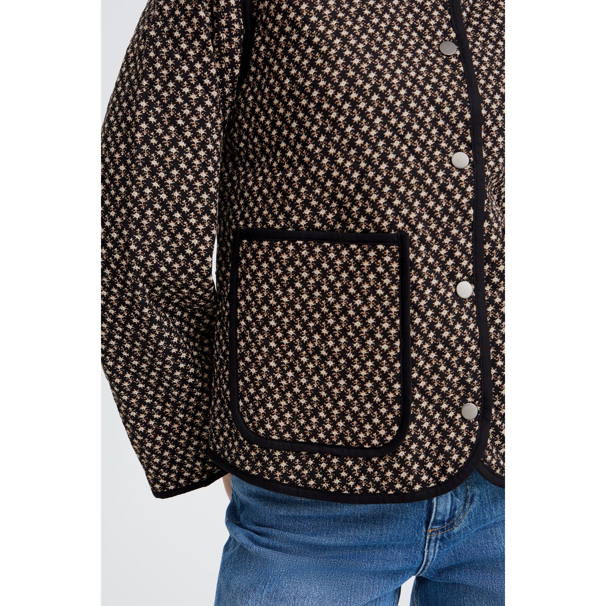 Veste noir meteorite ethnic, B.YOUNG