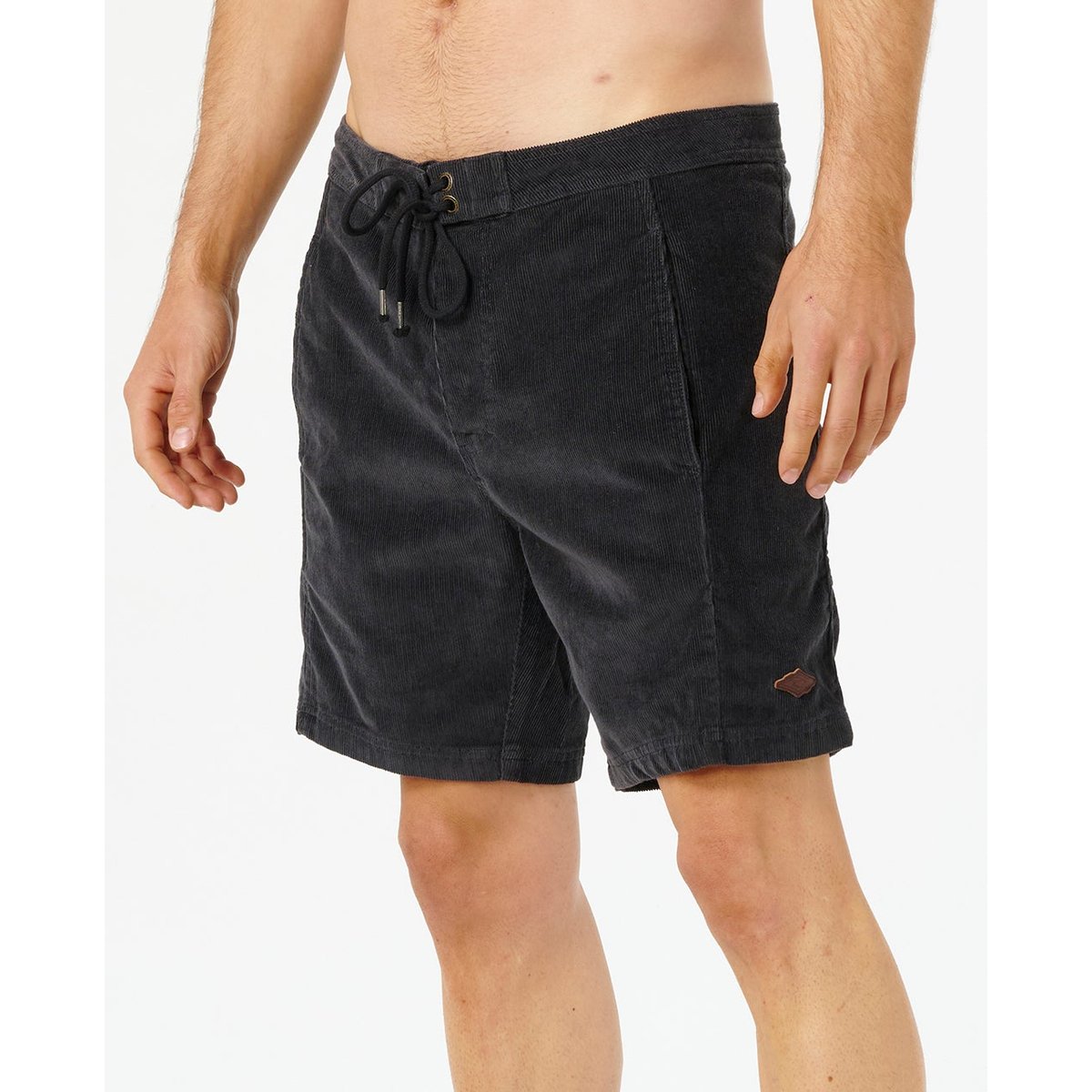 Short Classic SURF en velours côtelé noir délavé, RIP CURL