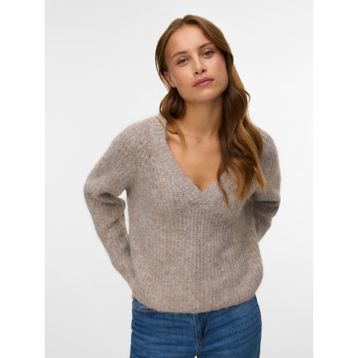 Pull En Maille fossil, VERO MODA