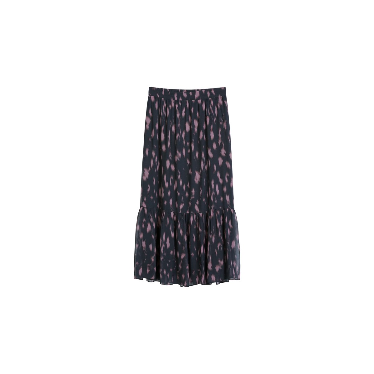 Jupe plissée, coupe classique en viscose pure noir, MARC O'POLO