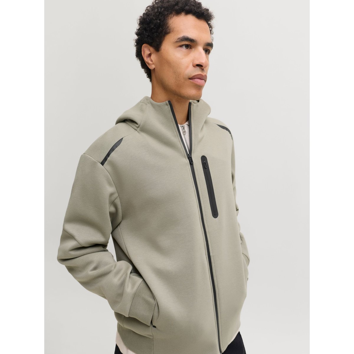 Sweat À Capuche vetiver, JACK & JONES