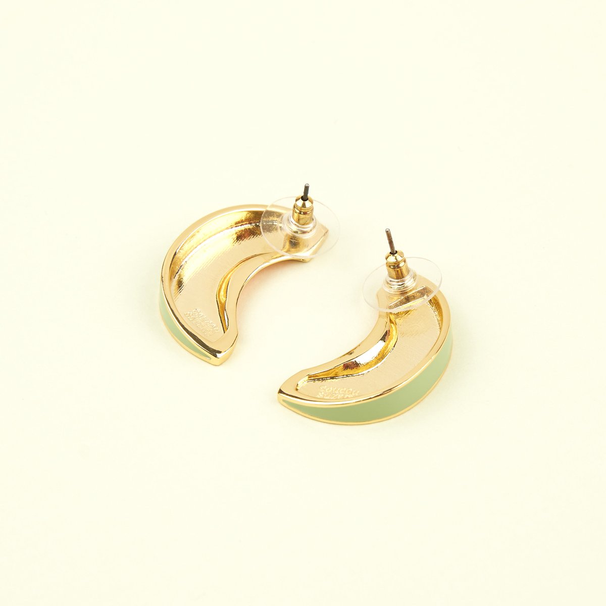 Boucles d'oreilles MELON orange et vert, COUCOU SUZETTE