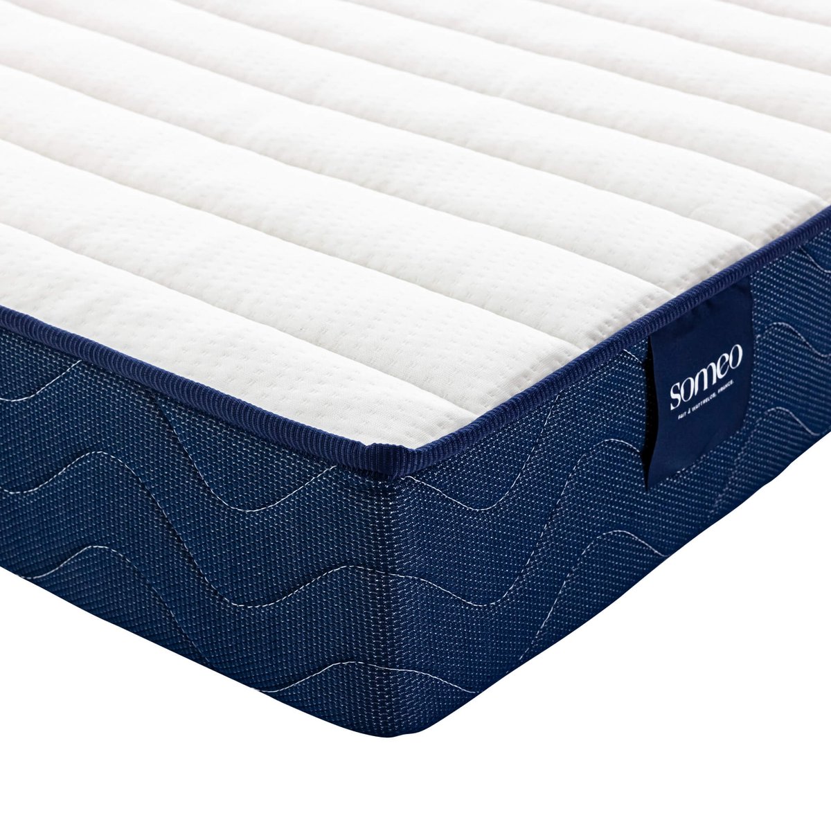 Matelas ressorts Rêve 500 clic-clac blanc, SOMEO