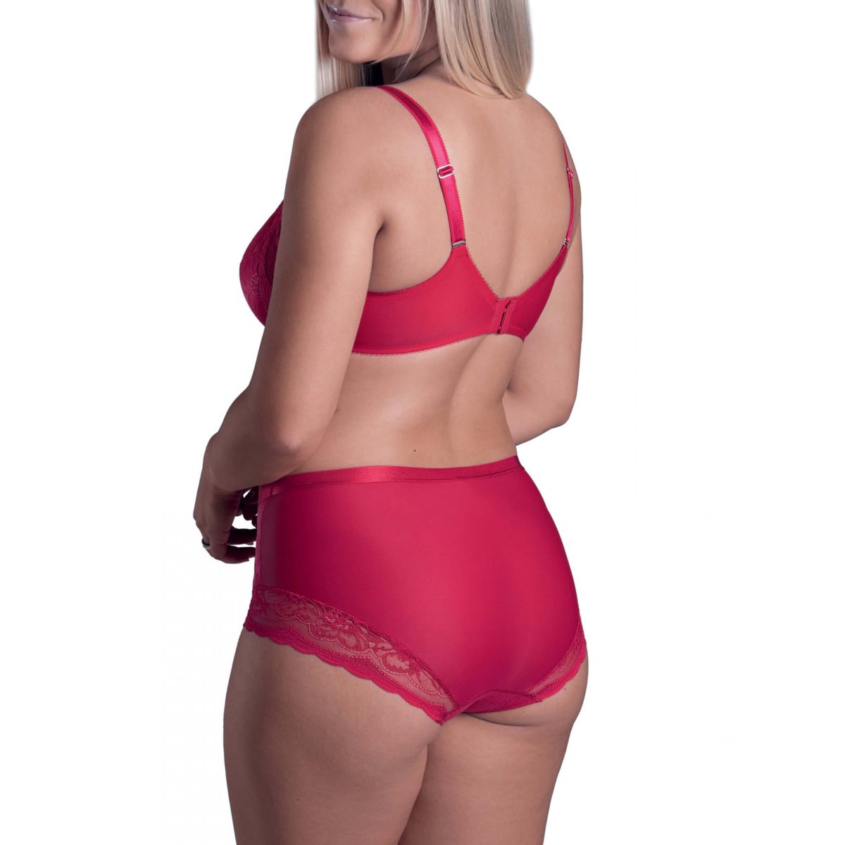 Culotte taille haute EVELYN rouge, LISCA
