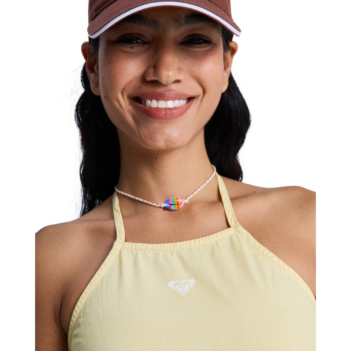 Robe dos-nu AFTER GLOW MINI SOLID. jaune golden haze, ROXY