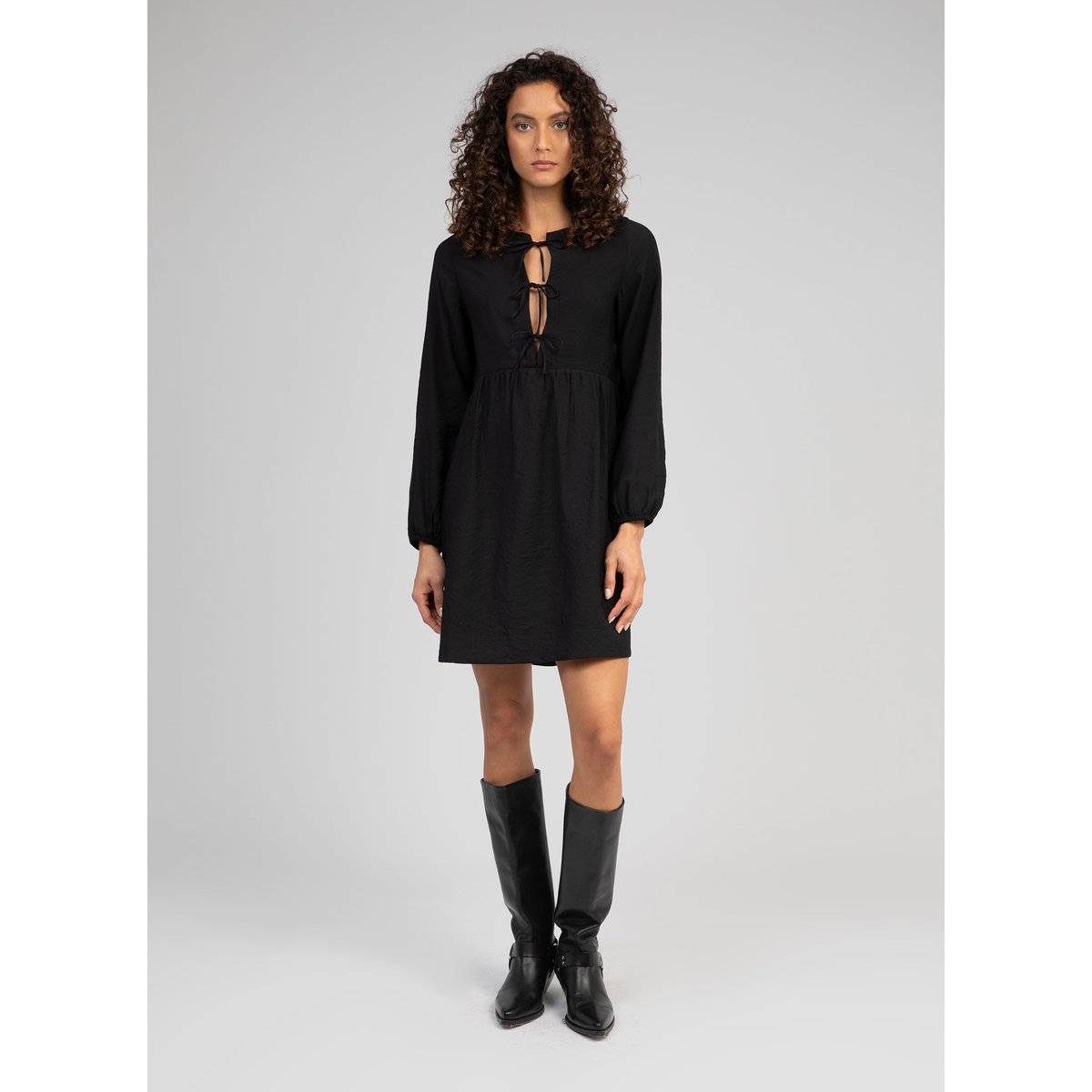 Robe Courte MANDILLA noir, AN'GE
