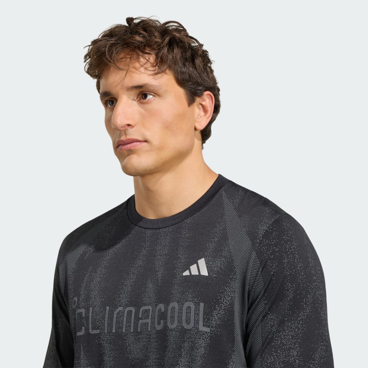 T-Shirt Sans Couture Tech Apparel T-Shirt Sans Couture Tech Apparel black / grey four, adidas Performance