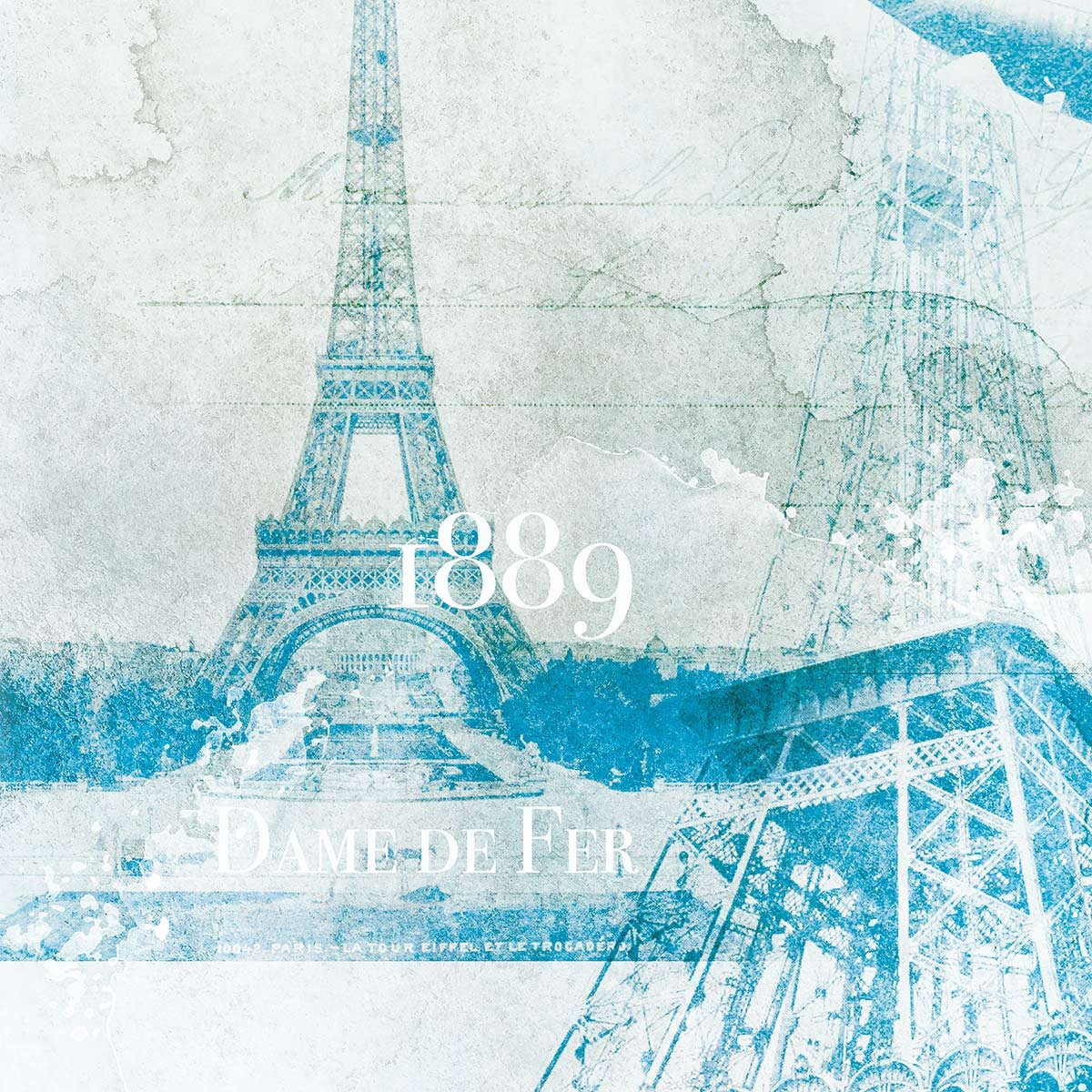 Papier peint  plan de la tour Eiffel intissé, HEXOA