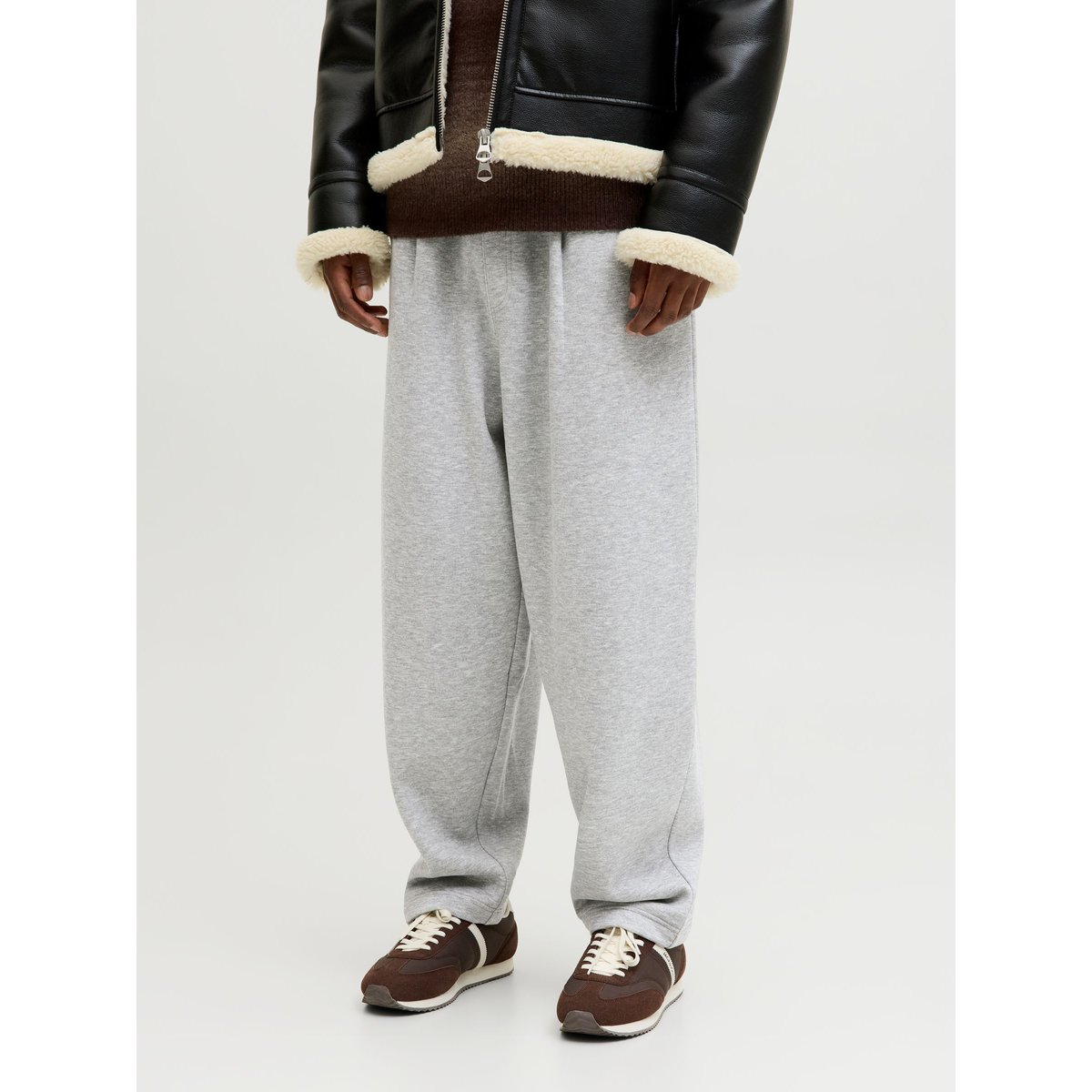 Pantalon De Survêtement grise - light grey melange, JACK & JONES