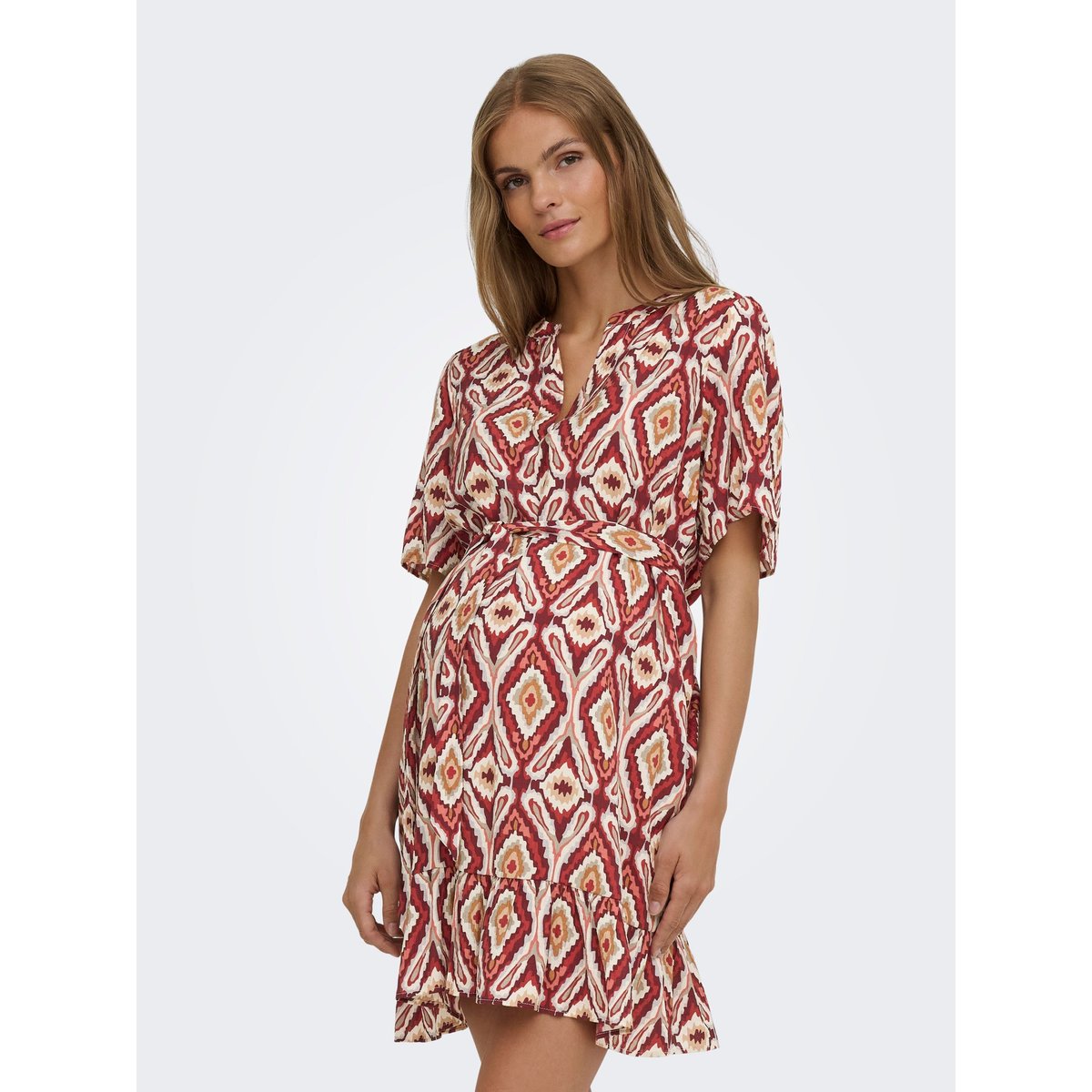 Robe rouge - brick red 1, ONLY