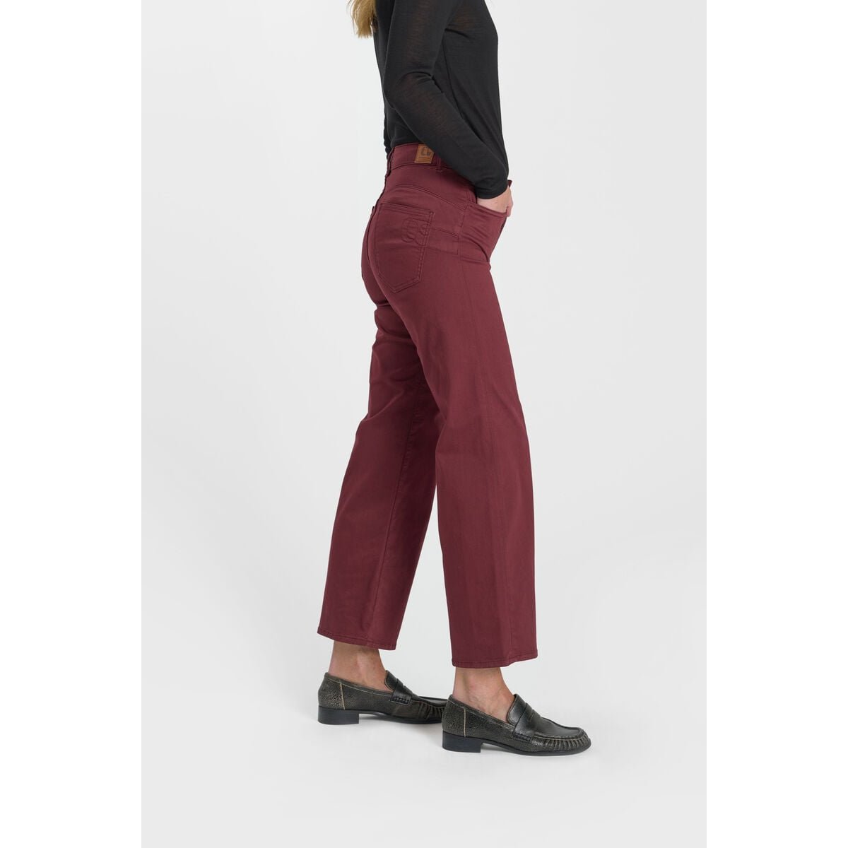 Pantalon loose, large PULPHI24 burgundy, LE TEMPS DES CERISES