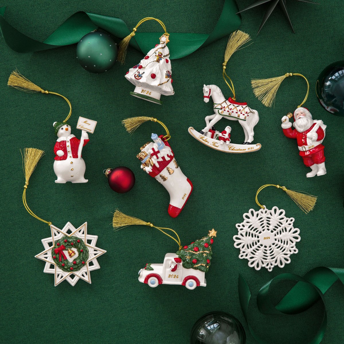 Ornement Bonhomme De Neige CHRISTMAS CLASSICS multicolore, VILLEROY & BOCH