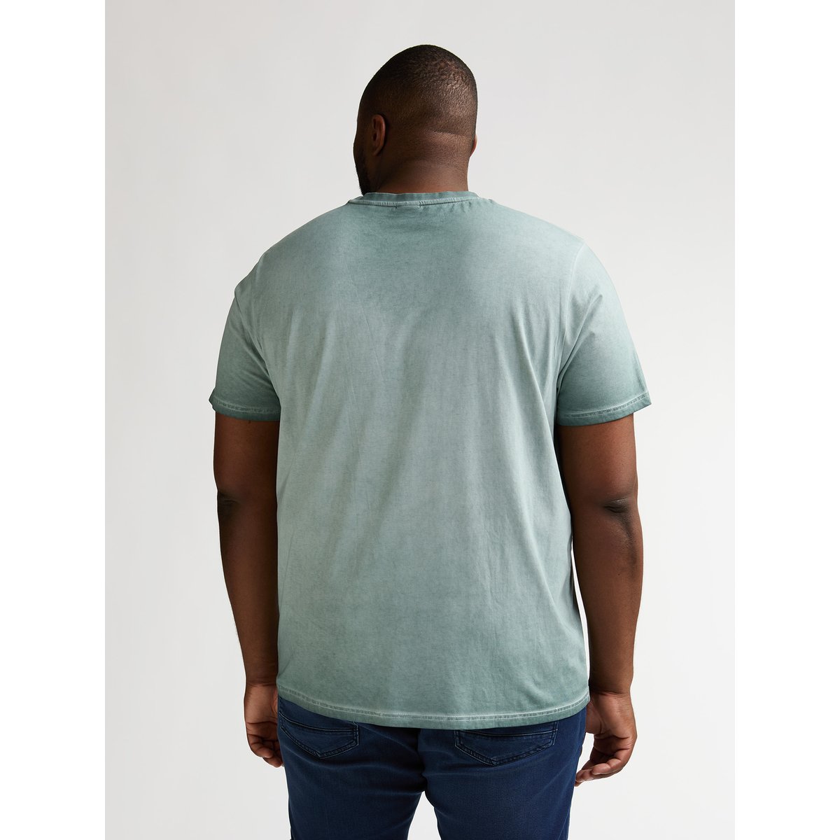 T-shirt à logo grande taille meteorito vert oil green, PETROL INDUSTRIES