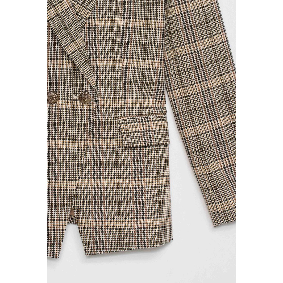 BLAZER SLIM FIT À CARREAUX marron, SALSA JEANS