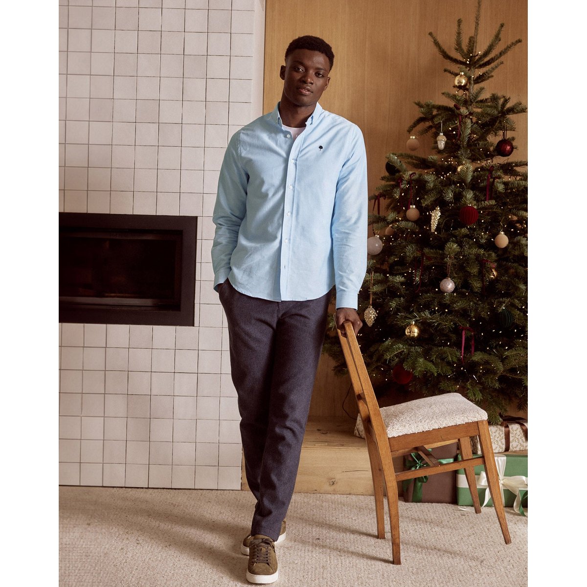 Chemise IVOY bleu ciel, FAGUO