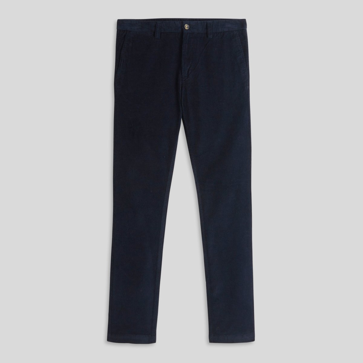 Pantalon velours en coton BIO GOTS marine, MONOPRIX