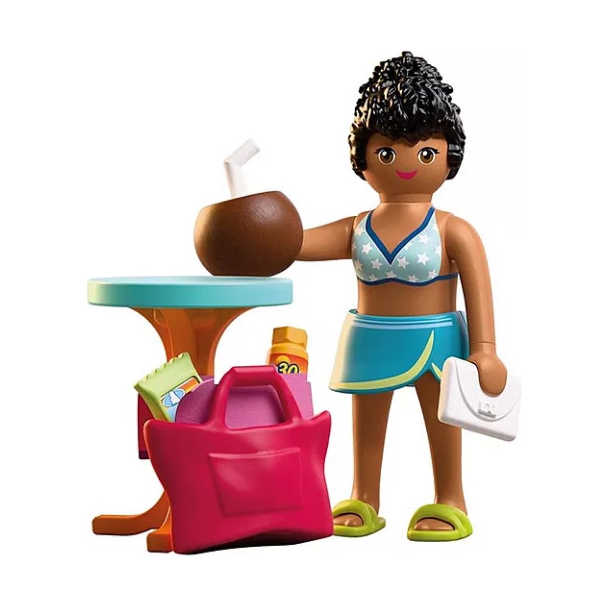 Special Plus Vacancière à la plage multicolore, PLAYMOBIL