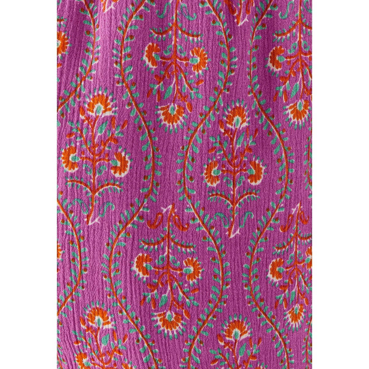 Pantalon fibres pure viscose Lenzing(TM) violet mauve fleuri, DAMART