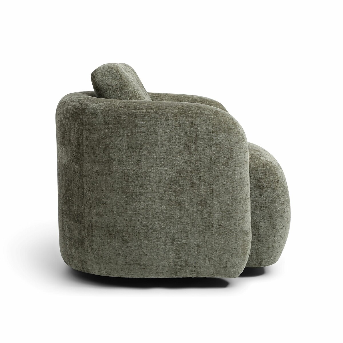 Muse Distressed Chenille Swivel Chair olive, ÉDITÉ