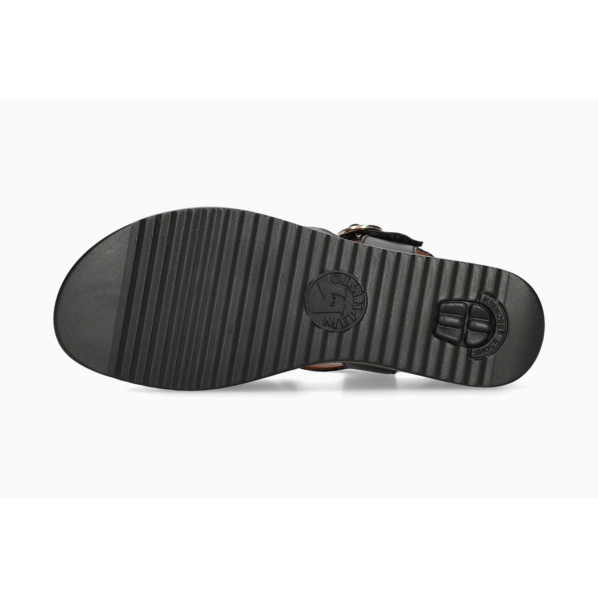 Sandales en cuir SERAFIA noir p5146748, MEPHISTO