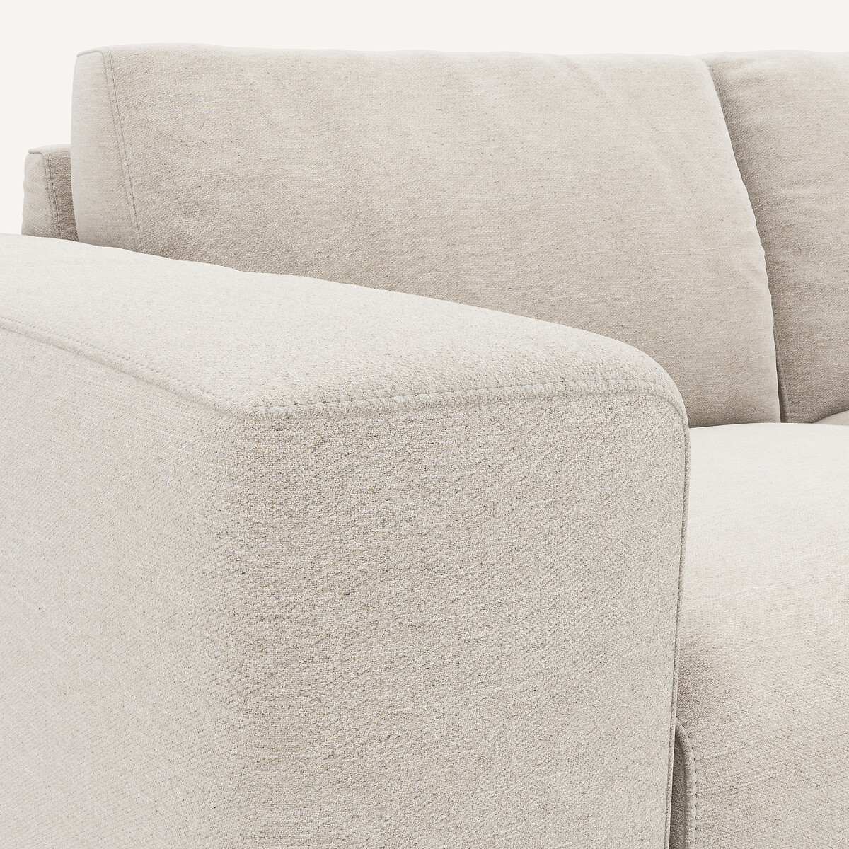 3- oder 4-Sitzer-Sofa, aus meliertem Canvas, CEREA elfenbein, AM.PM