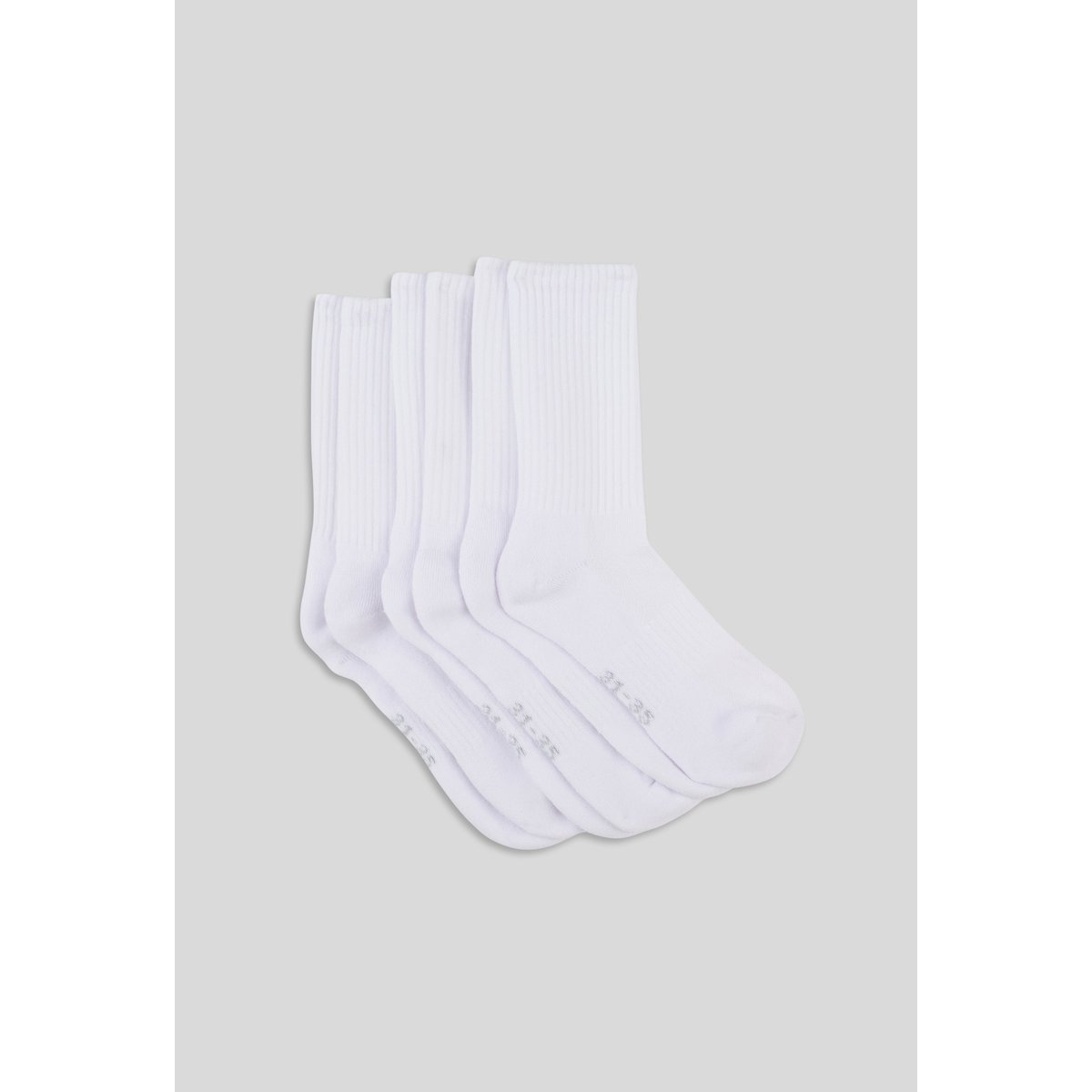 Lot de 3 paires de chaussettes de sport en coton BIO blanc, MONOPRIX KIDS