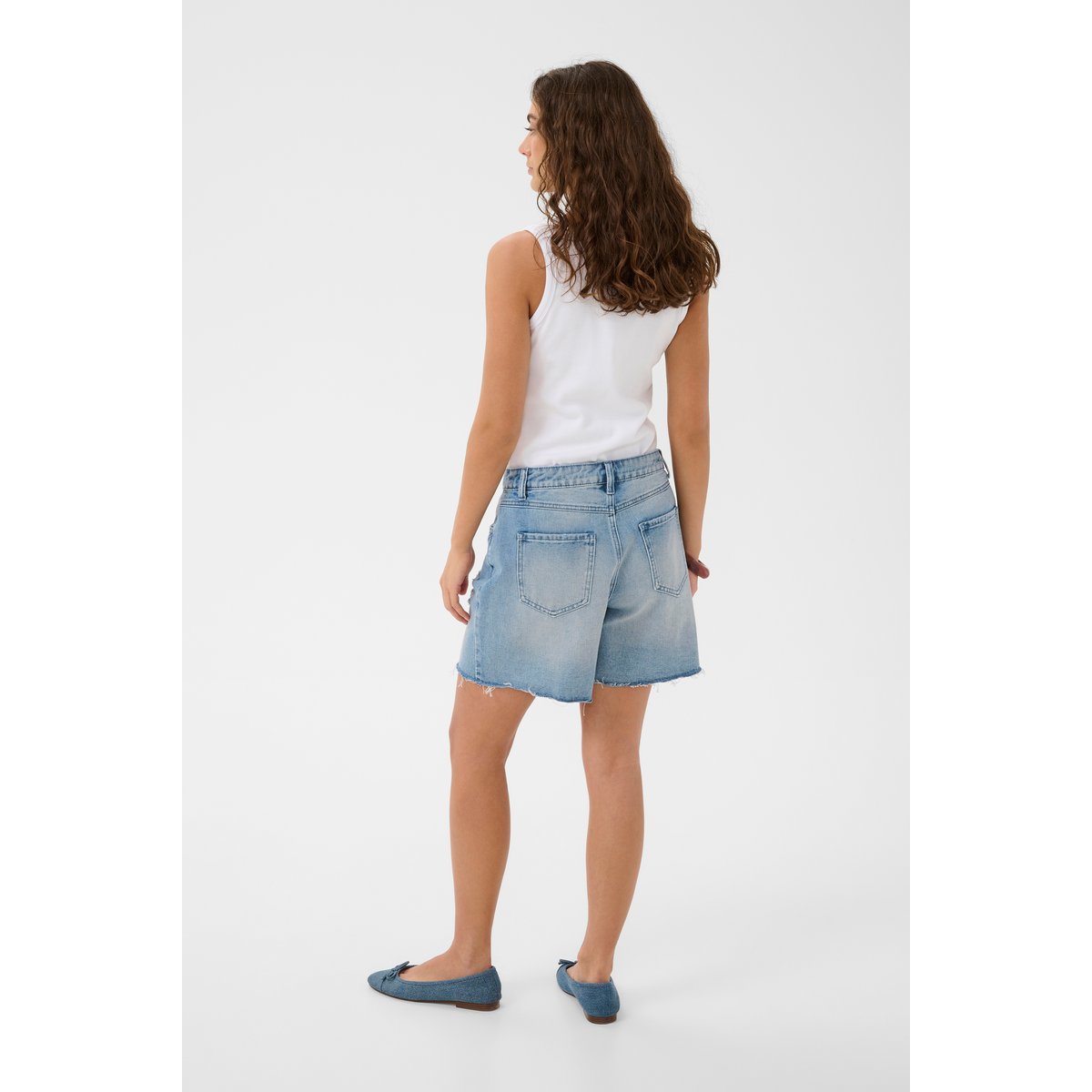 Shorts casual bleu light blue wash, CULTURE