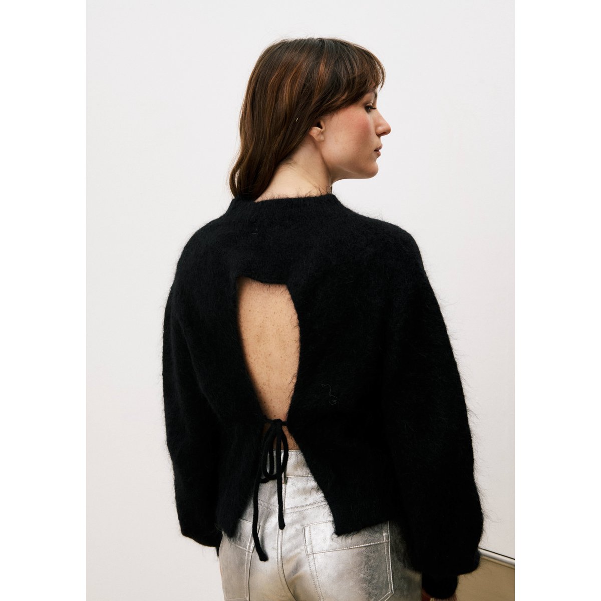 Pull  en laine SLEDGE noir, FRNCH