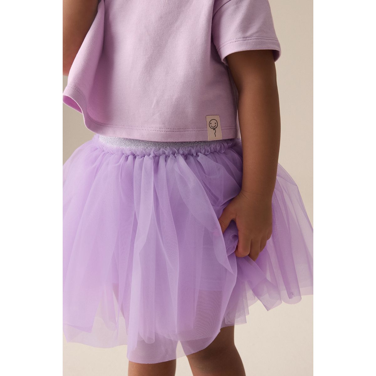 Ensemble jupe et t-shirt violet lilas, NEXT
