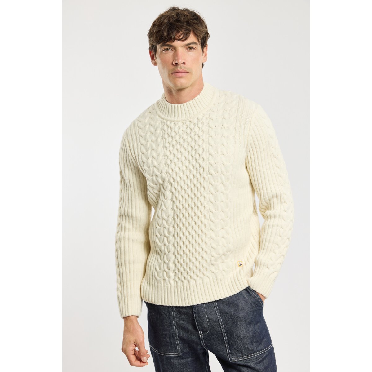 Pull irlandais - laine nature, ARMOR-LUX