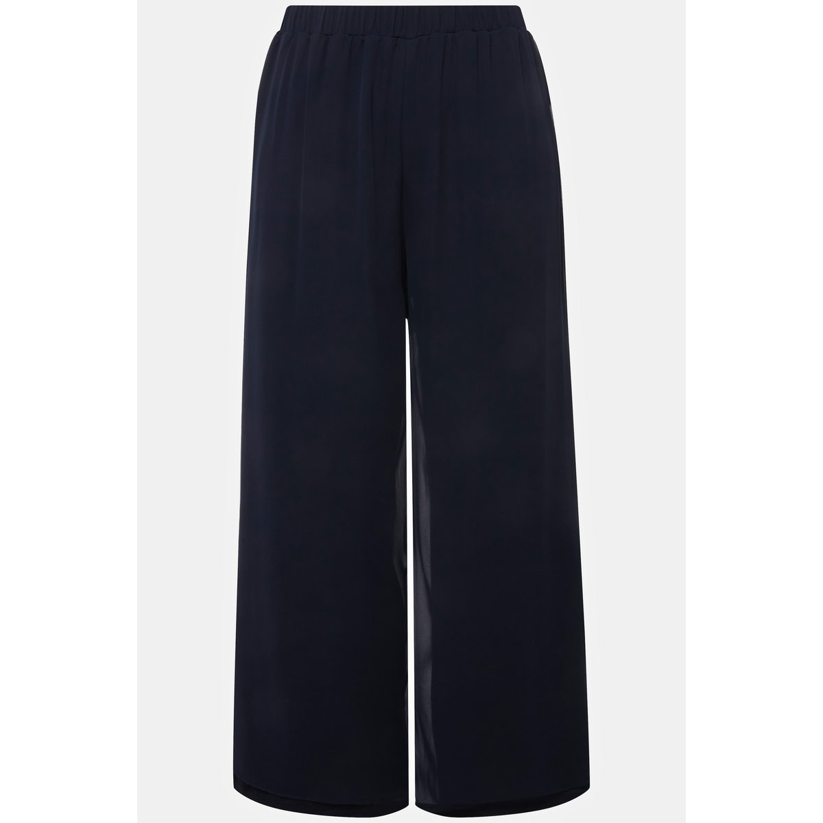 Pantalon en mousseline double épaisseur marine, ULLA POPKEN
