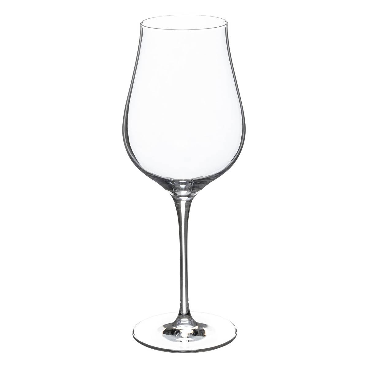 Lot de 6 verres à eau en verre cristallin 50 cl ORIANE transparent, SECRET DE GOURMET