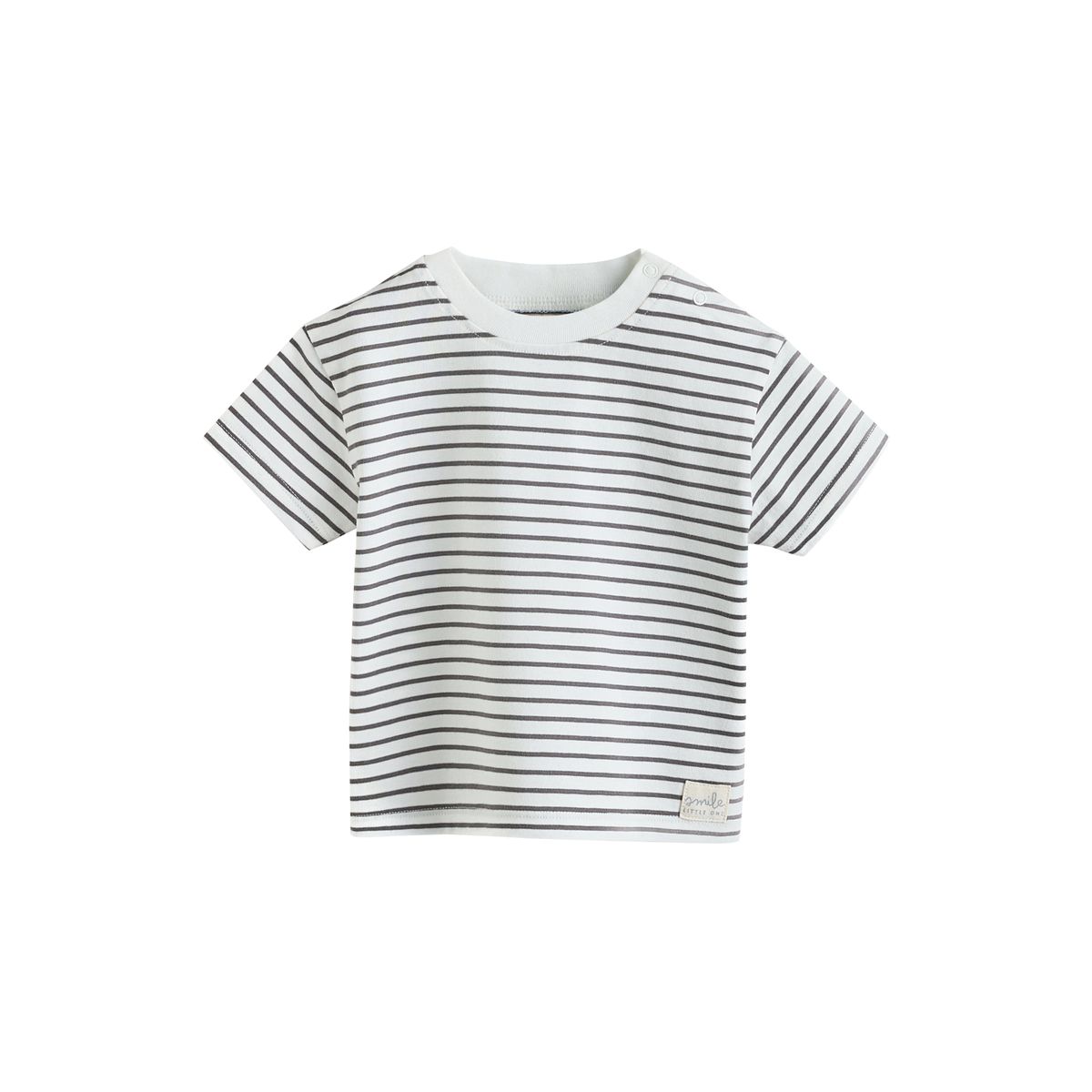 T-shirt bébé à manches courtes, lot de 4 mono/neutre, NEXT