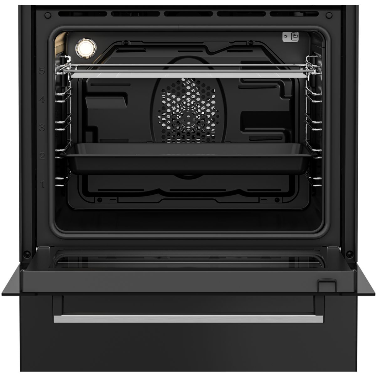 Cuisinière induction FSE68304MAPS Pyrolyse noir, BEKO