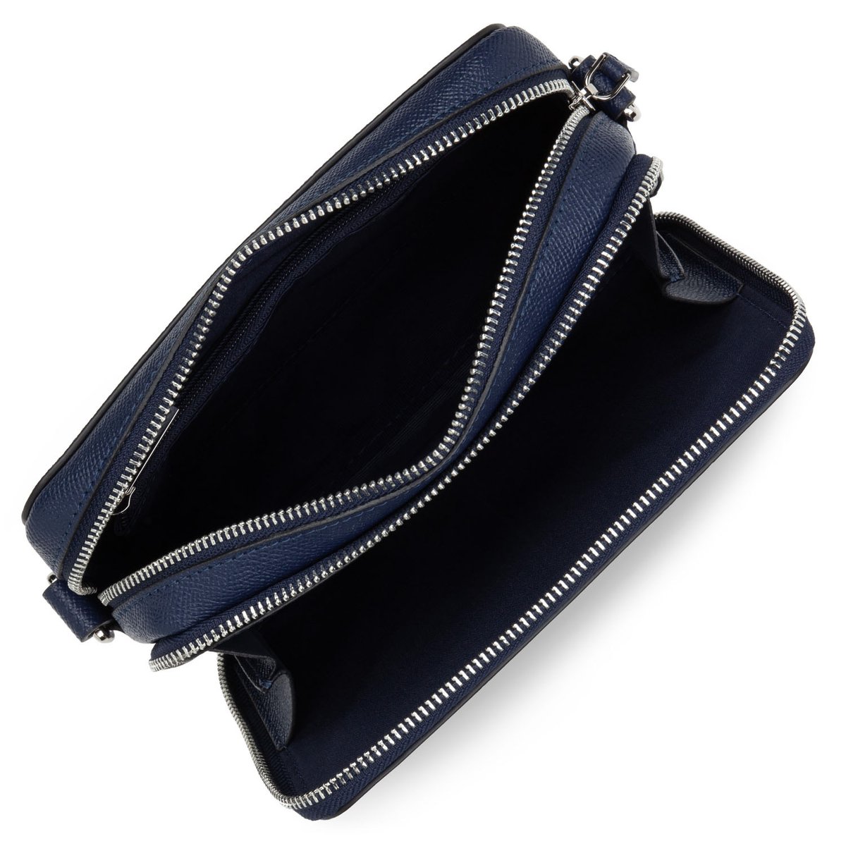 Petite sacoche DELPHINO LUCAS bleu foncé, LANCASTER